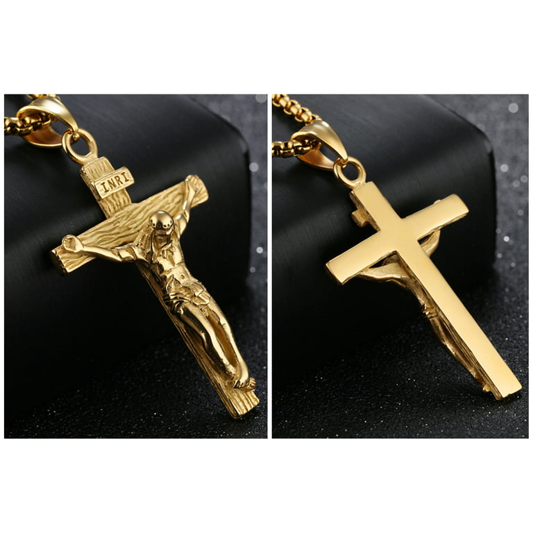 Inri Crucifix Necklace