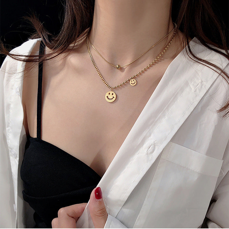 Playful Smiley Necklace