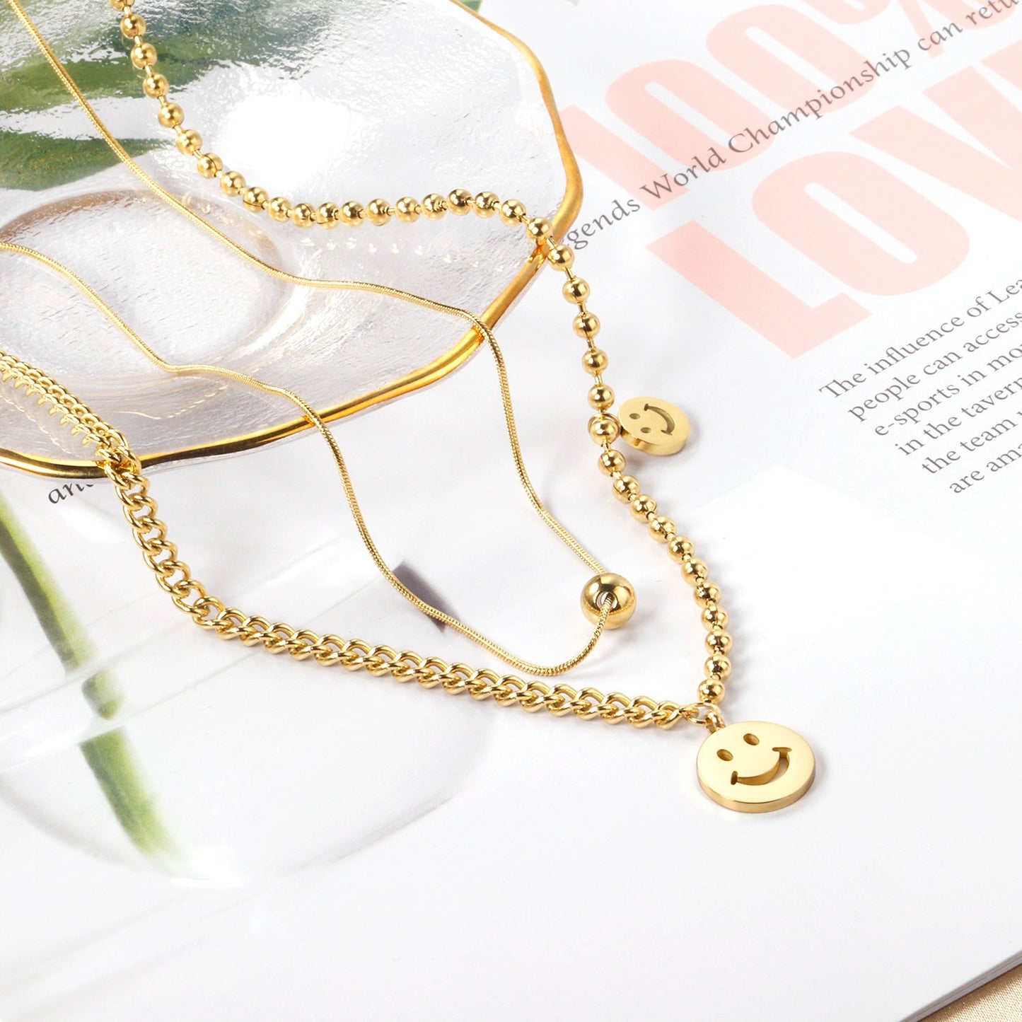 Playful Smiley Necklace