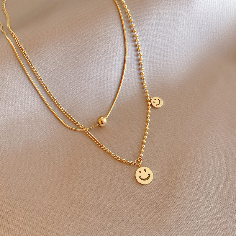 Playful Smiley Necklace