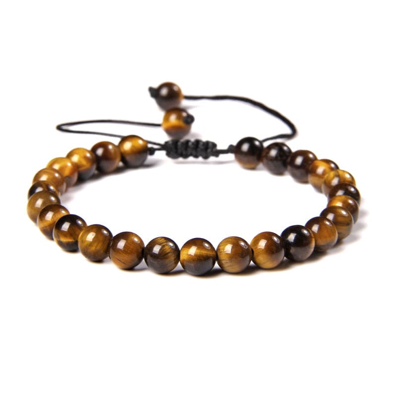 Tiger Eye Gemstone Bracelet - 6mm