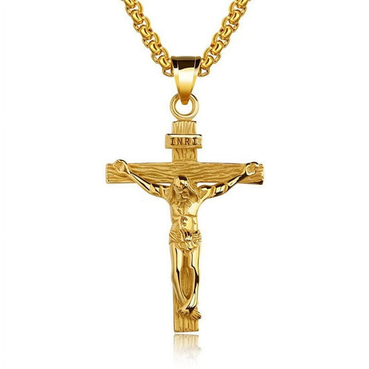 Inri Crucifix Necklace