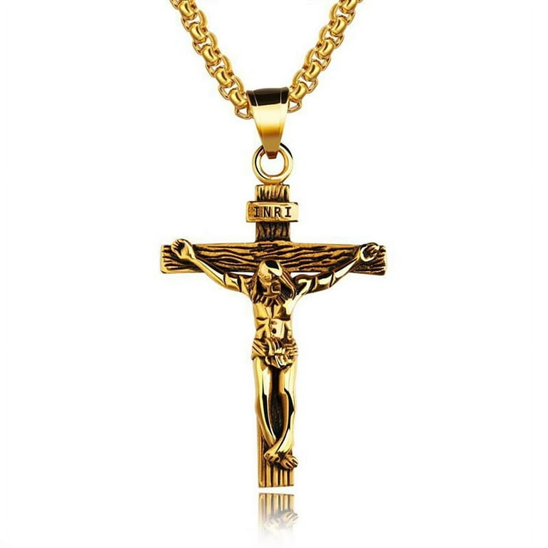 Inri Crucifix Necklace