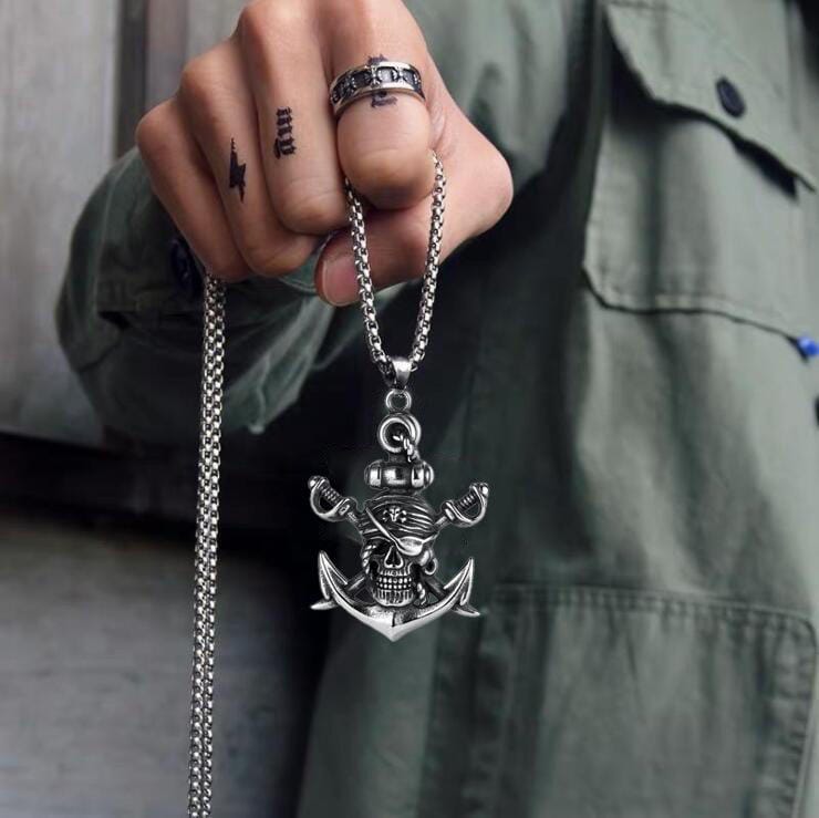 Pirate Skull Necklace