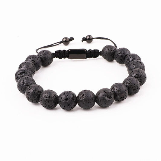 Lava Stone Bracelet - 10mm