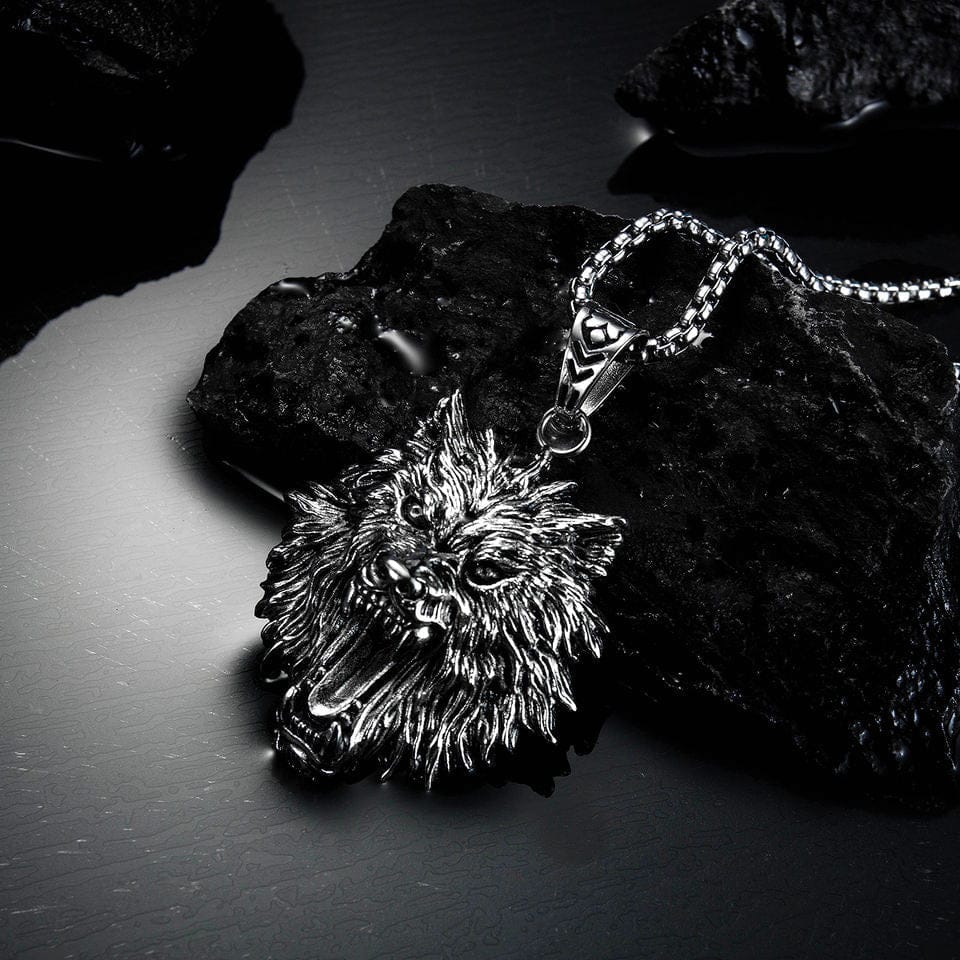 Wolf Head Necklace