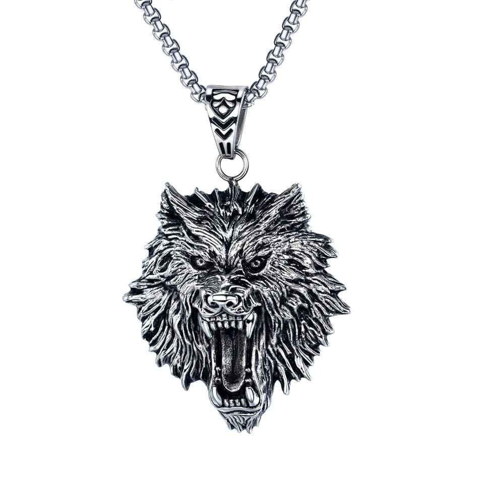 Wolf Head Necklace