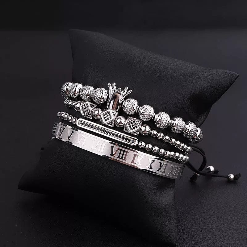 Royal Crown Bracelet Set