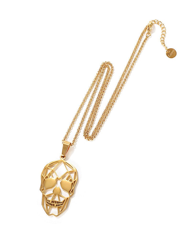 Geometric Skull Necklace