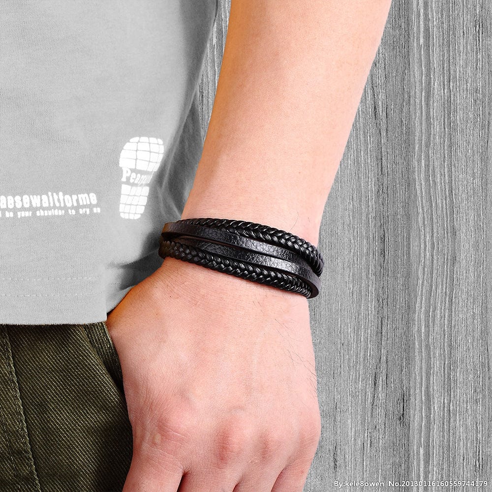 Multilayer Leather Band Bracelet