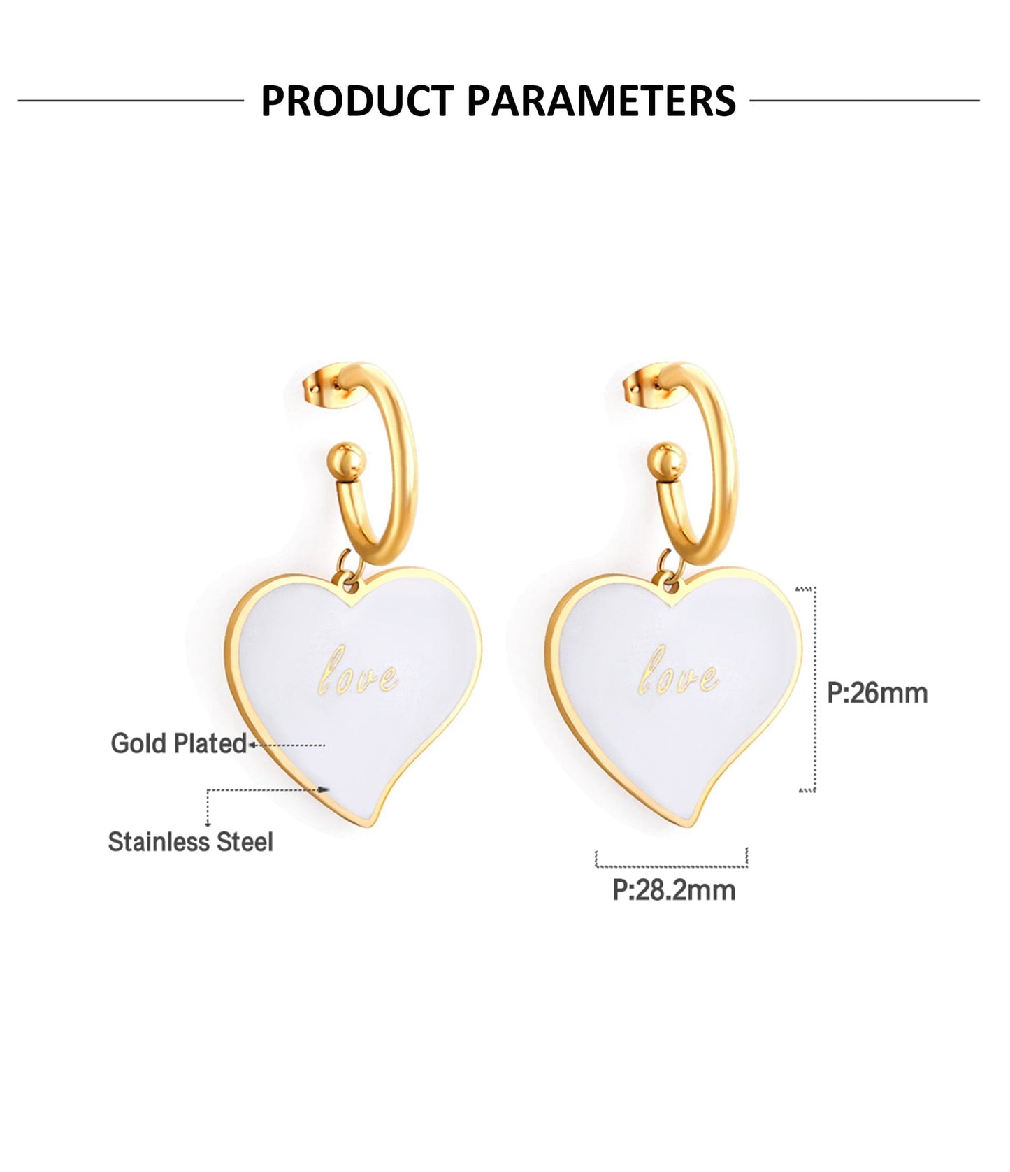 Love Heart-Shape Earring