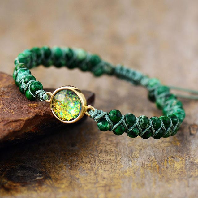 Macramé Gemstone Bracelet