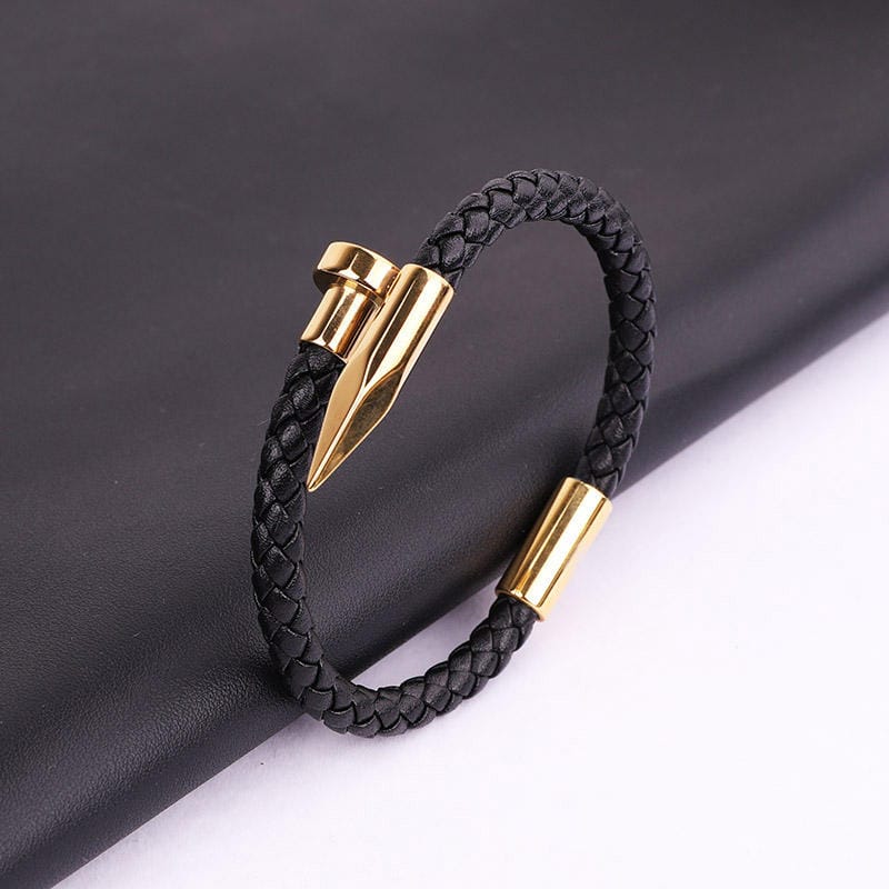 Spear Leather Bracelet