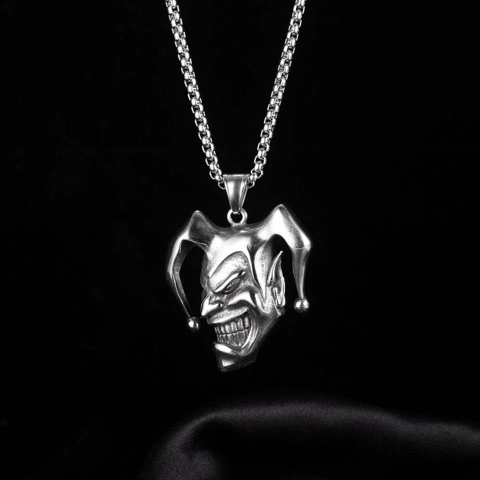 Joker Clown Necklace