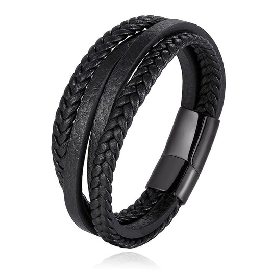 Multilayer Leather Band Bracelet