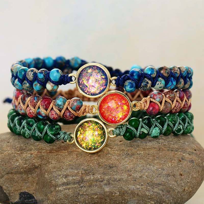 Macramé Gemstone Bracelet