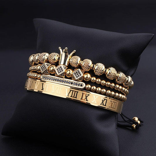 Royal Crown Bracelet Set