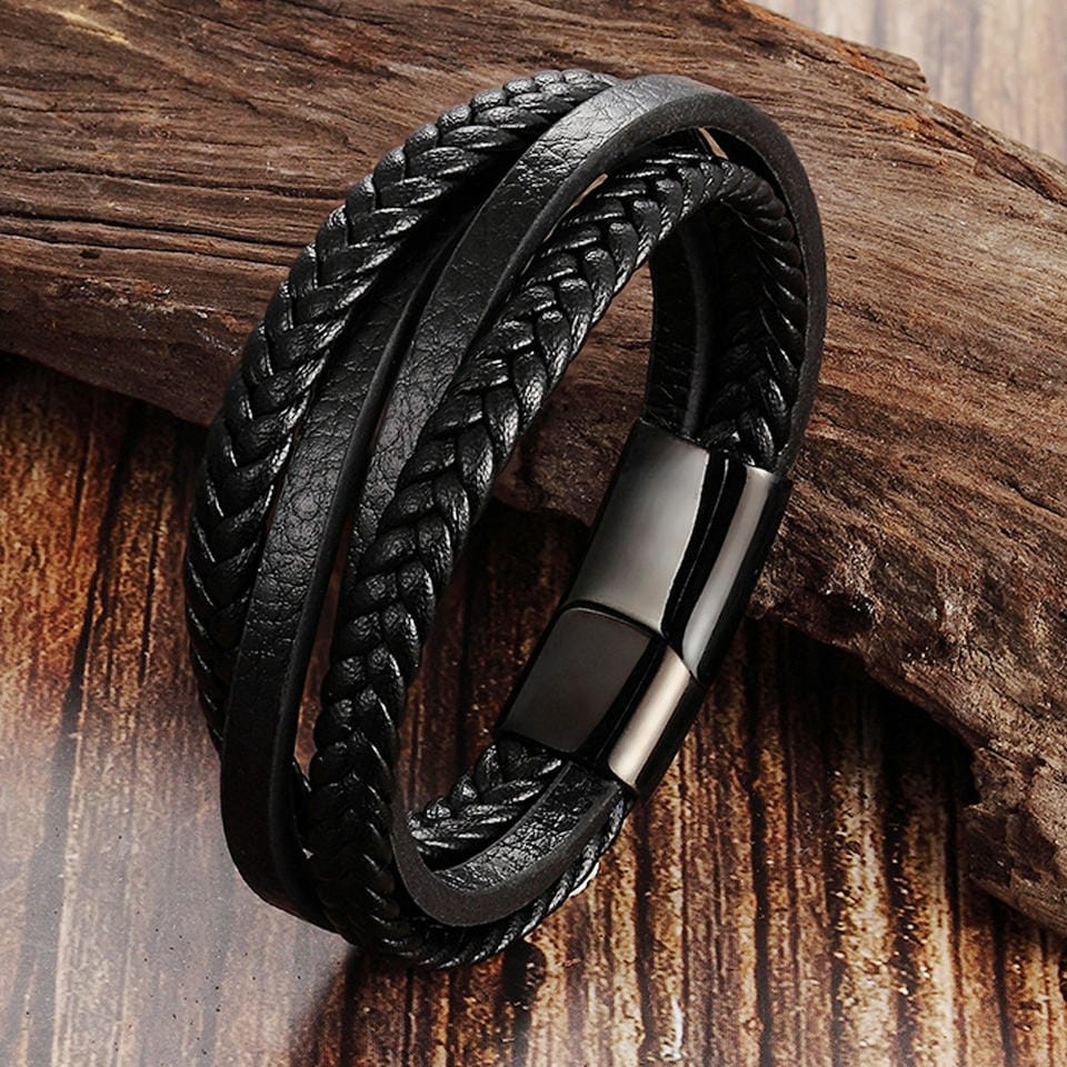 Multilayer Leather Band Bracelet