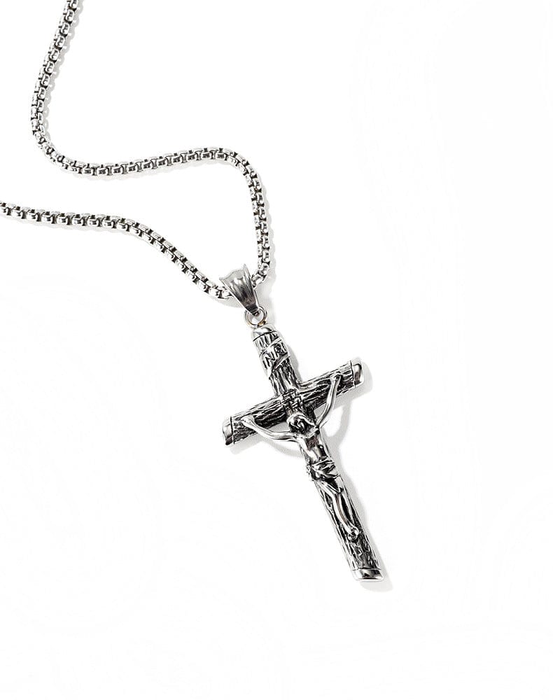 Slender Inri Crucifix Necklace