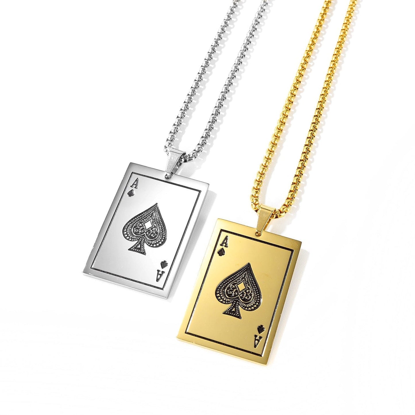 Ace of Spade Card Necklace