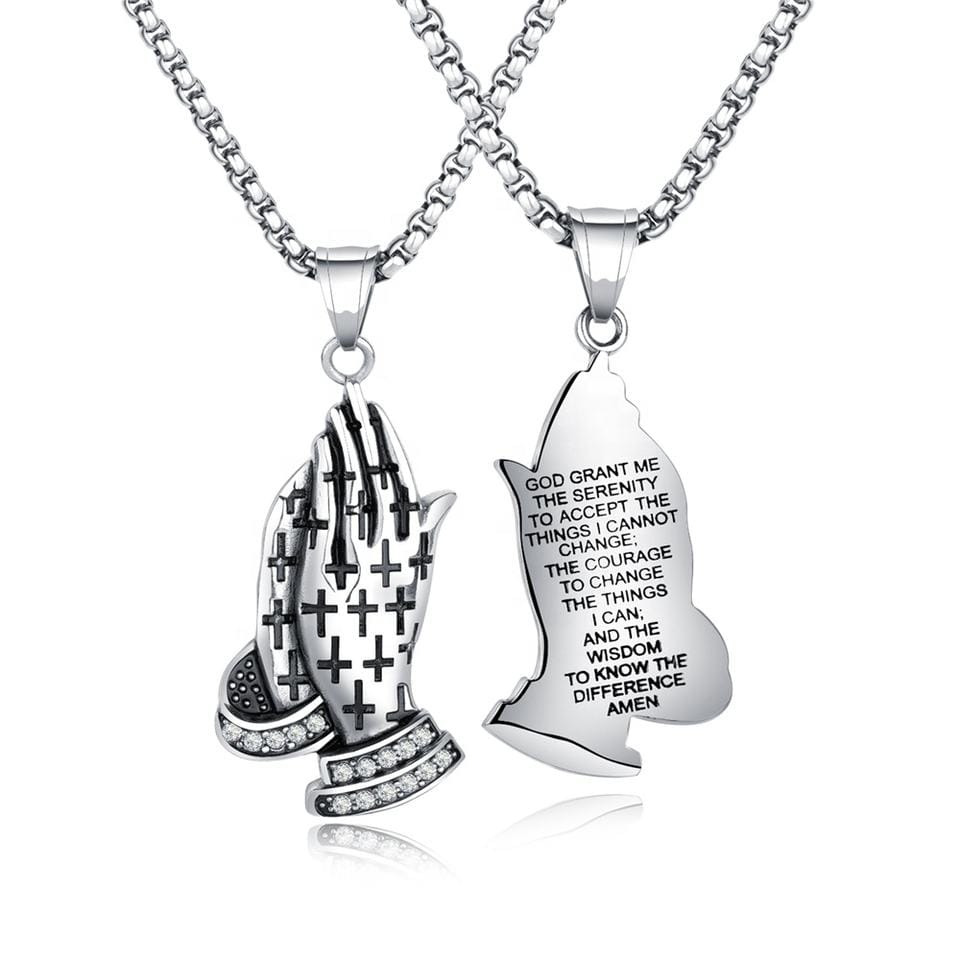 Prayer Hand Necklace