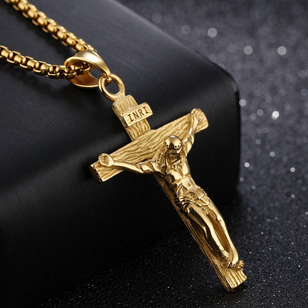 Inri Crucifix Necklace