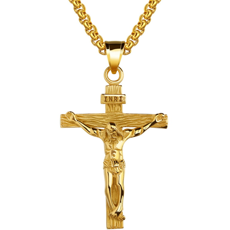 Inri Crucifix Necklace