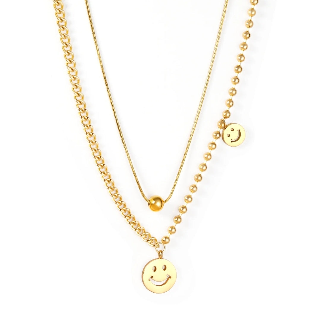 Playful Smiley Necklace