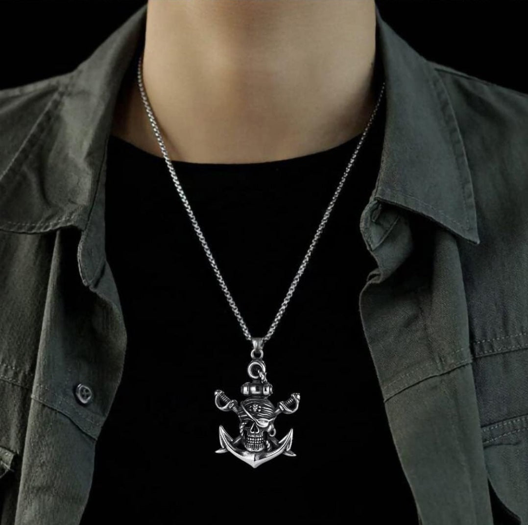 Pirate Skull Necklace