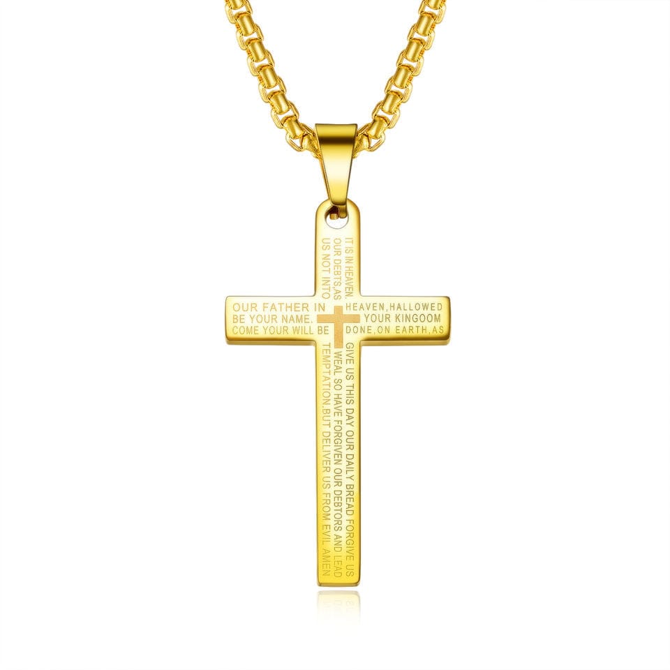 Cross Scripture Necklace