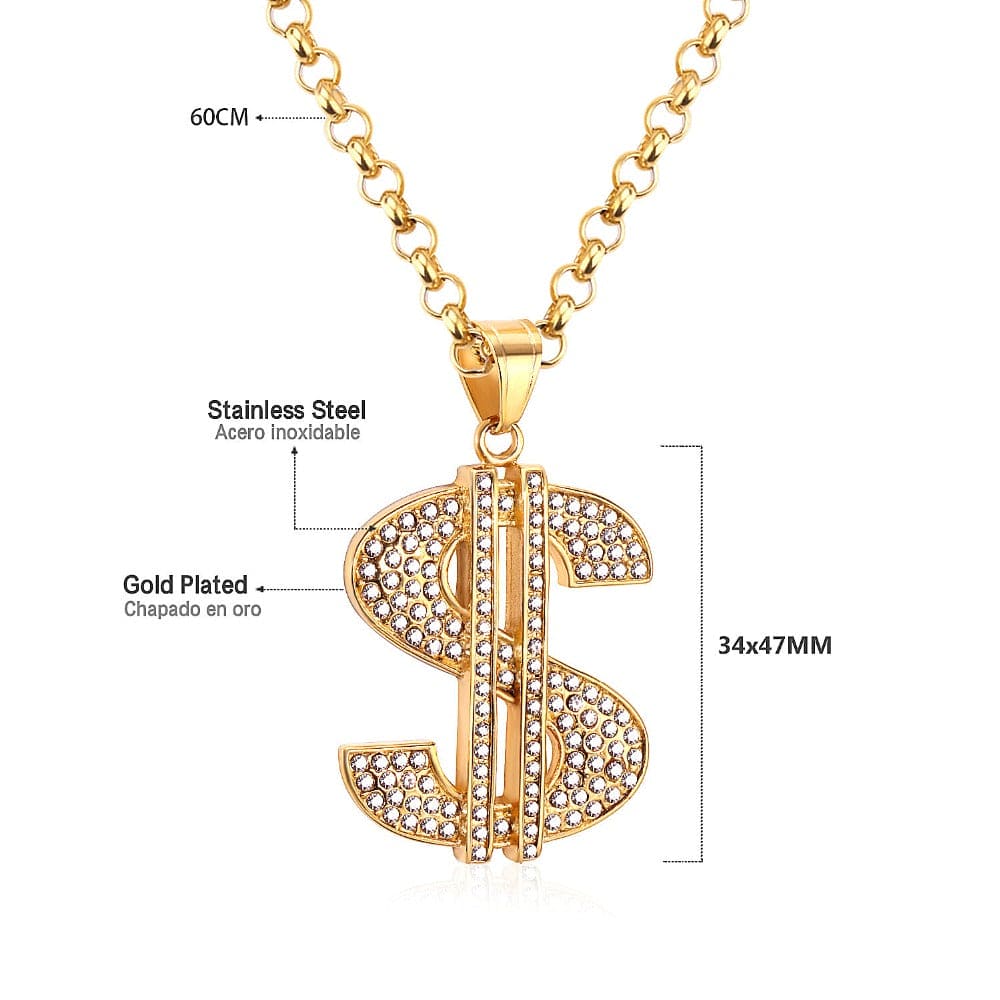 Dollar Sign Necklace