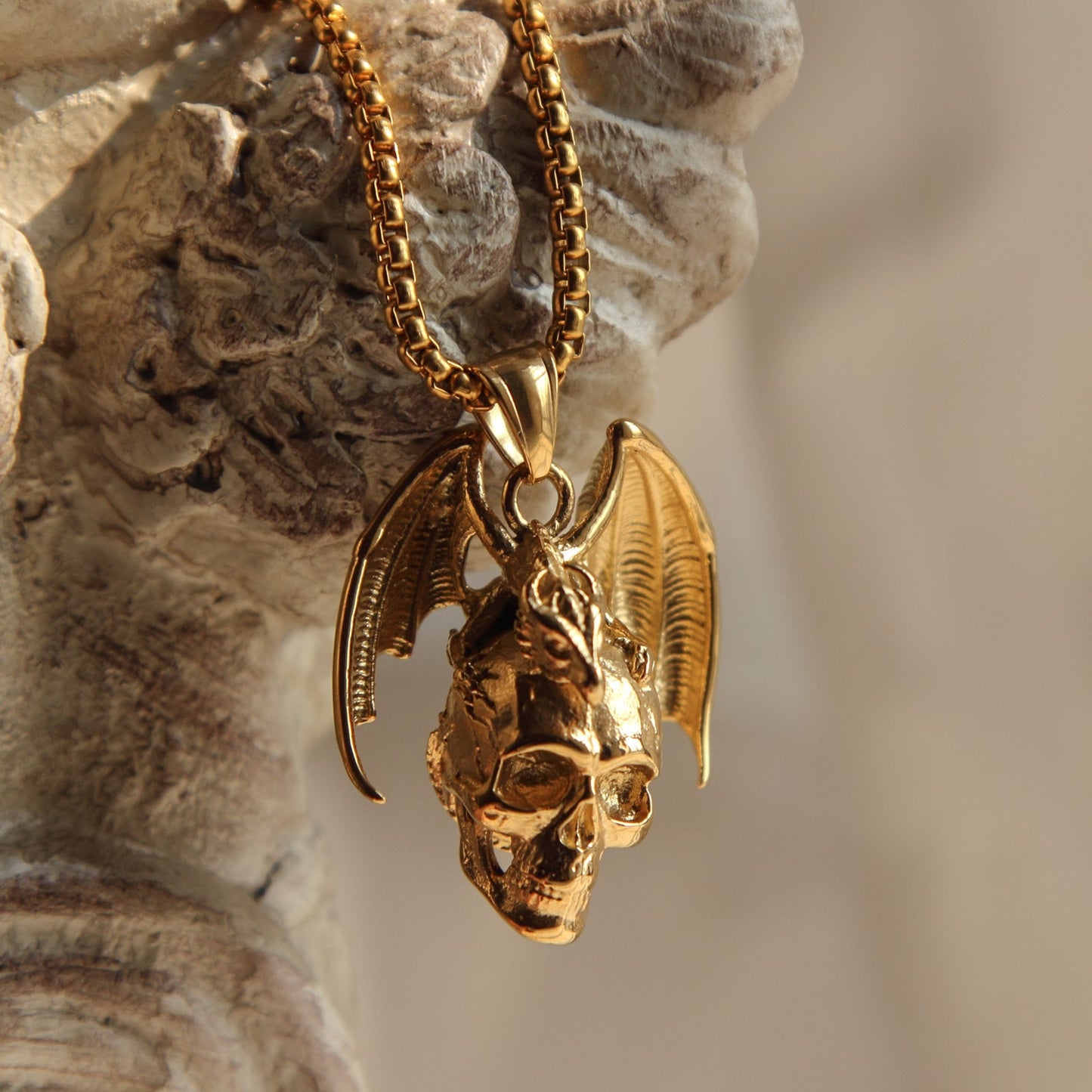 Dragon Skull Necklace